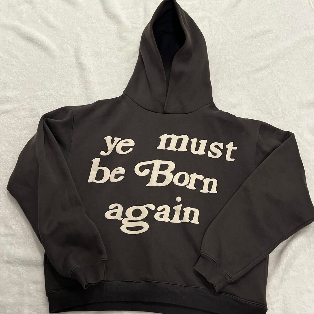 Unbranded Men's Black and Grey Hoodie